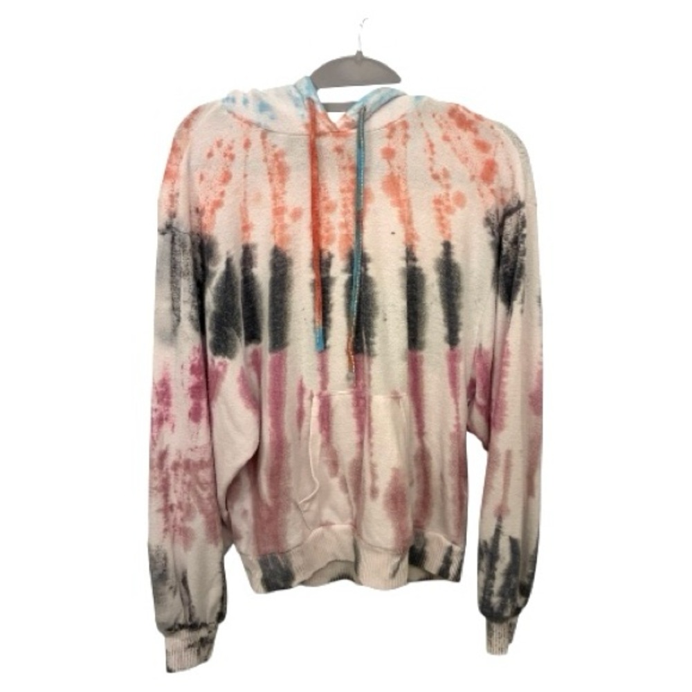 Tie-Dye Hoodie with Front Pocket
